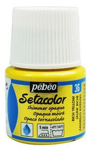 PINTURA SETACOLOR OPACO 45 ML AMARILLO RICO TORNAS