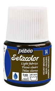 PINTURA SETACOLOR TEJIDOS CLAROS 45 ML MARRON TERC