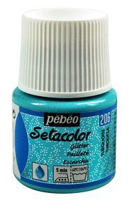 PINTURA SETACOLOR TEJIDOS CLAROS CON PURPURINA 45