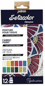PINTURA SETACOLOR MOIRE 20 ML 12 COLORES SURTIDOS