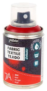 PINTURA TEXTIL 7A SPRAY 100ML - ROJO