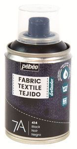PINTURA TEXTIL 7A SPRAY 100ML - NEGRO