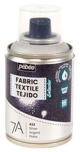 PINTURA TEXTIL 7A SPRAY 100ML - PLATA