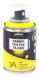 PINTURA TEXTIL 7A SPRAY 100ML - AMARILLLO FLUOR