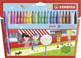 ROTULADOR STABILO POWER 24 COLORES SURTIDOS