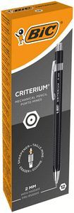 PORTAMINAS BIC CRITERIUM 2 MM NEGRO