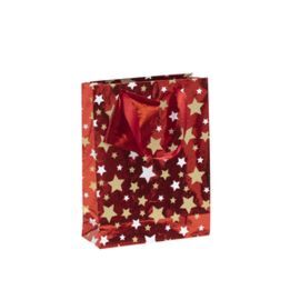BOLSA REGALO SANTA CLAUS MEDIANA 17X6X22CM