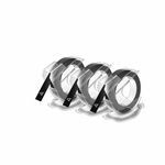 BLISTER 3 UNIDADES CINTA DYMO OMEGA 3X9MM NEGRO