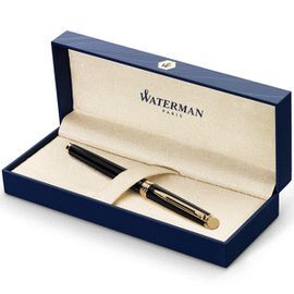 PLUMA WATERMAN HEMISPHERE F NEGRO BRILLANTE ADORNO