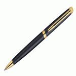 PLUMA WATERMAN HEMISPHERE F NEGRO MATE CON ADORNOS