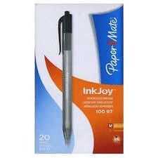 BOLIGRAFO PAPER MATE INKJOY 100 RT NEGRO