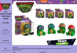TORTUGAS NINJA ESTRUJABLES SLIME SURTIDAS