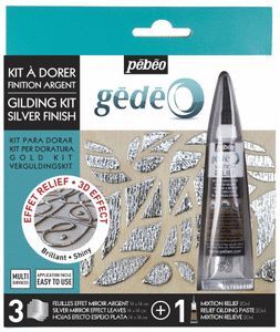KIT PARA DORAR 3 HOJAS EFECTO ESPEJO PLATA + MIXTI