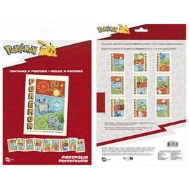 PACK 9 POSTERS POKEMON STARTERS