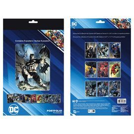 PACK 9 POSTERS DC COMICS LIGA DE LA JUSTICIA