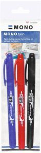 ROTULADOR TOMBOW MONO TWIN PERMANENTES PUNTA FINA