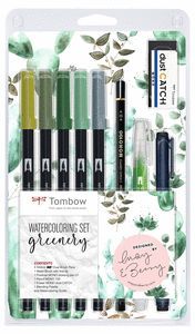 SET TOMBOW ACUARELABLE GREENERY