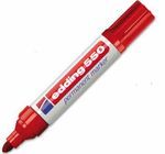 MARCADOR EDDING 550 ROJO
