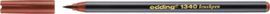 ROTULADOR EDDING 1340 CON PUNTA DE PINCEL MARRON