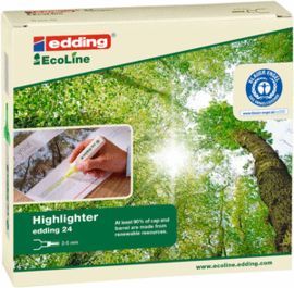 MARCADOR FLUORESCENTE EDDING ECOLINE 24 VERDE