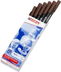 ROTULADORES PINCEL EDDING 4200 PARA CERAMICA SEPIA