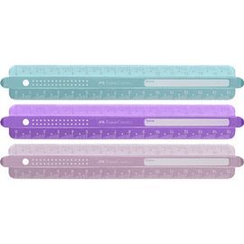 REGLA FABER CASTELL SPARKLE 30 CM COLORES SURTIDOS