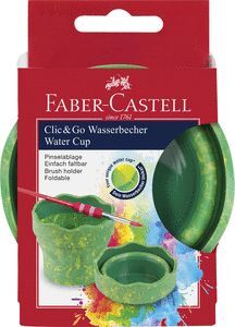 BOTE ANTIVUELCO FABER CASTELL CLIC   GO VERDE MARM