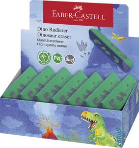 GOMA FABER PVC   DUST FREE DINOSAURIO