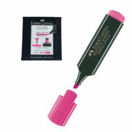 ROTULADOR FLUOR TEXTLINER FABER ROSA