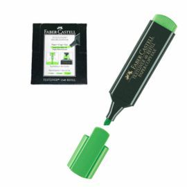 ROTULADOR FLUOR TEXTLINER FABER VERDE