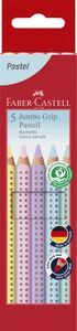 LAPIZ FABER CASTELL JUMBO GRIP 5 COLORES PASTEL