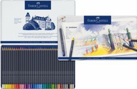 ESTUCHE METAL C/36 LAPICES GOLDFABER PERMANENTE