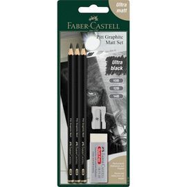 BLISTER DE GRAFITO PITT GRAPHITE MATT 10B 12B 14B
