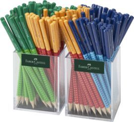EXPOSITOR 72 UD LAPIZ FABER CASTELL GRIP TWO TONE