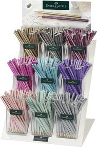 EXPOSITOR 432 UD LAPIZ FABER CASTELL SPARKLE PERLA