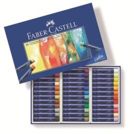 TIZAS PASTEL GRASOS FABER CASTELL 36 COLORES SURTI