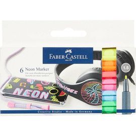 ROTULADOR FABER CASTELL CREATIVE STUDIO 6 COLORES