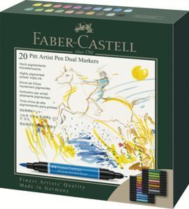 ROTULADOR FABER PITT ARTIST PEN DUAL MARKER 20 COL