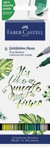 ROTULADOR GOLDFABER AQUA DUAL MARKERS PACK 6 COLOR