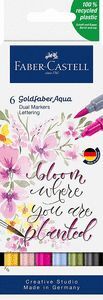 ROTULADOR FABER GOLDFABER AQUA ESTUCHE 6 COLORES L
