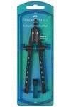 COMPAS FABER CASTELL AJUSTE RAPIDO FACTORY AZUL PE