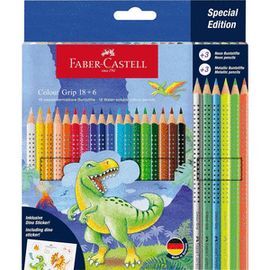 LAPIZ FABER CASTELL COLOR GRIP 18 COLORES EDICION