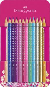 LAPIZ FABER SPARKLE 12 COLORES SURTIDOS ESTUCHE ME