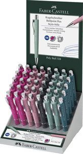 BOLIGRAFO FABER CASTELL POLY BALL XB EXPOSITOR 40