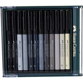 ROTULADOR FABER CASTELL PITT ARTIST PEN 12 TONOS G