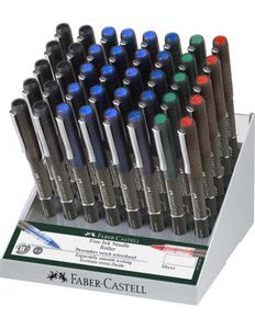 EXPOSITOR 40 ROLLER FABER FREE INK 0.5 MM COLORES