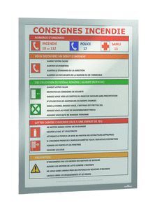 MARCO INFORMATIVO DURAFRAME A3 PLATA