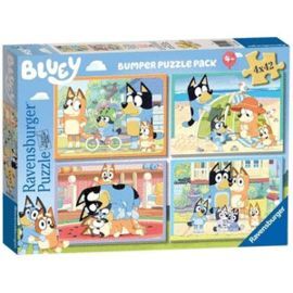 PUZZLE 4X42 BUMPER PACK BLUEY
