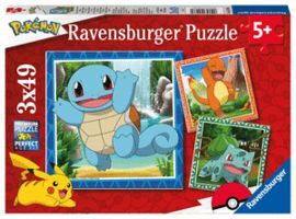 PUZZLE 3X49 POKEMON