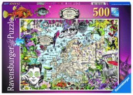 PUZZLE 500 PZ MAPA EUROPEO, CIRCO PECULIAR